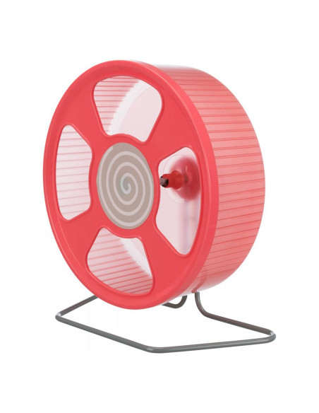 RODA EM PLÁSTICO COM SUPORTE PARA ROEDORES - 28Cm