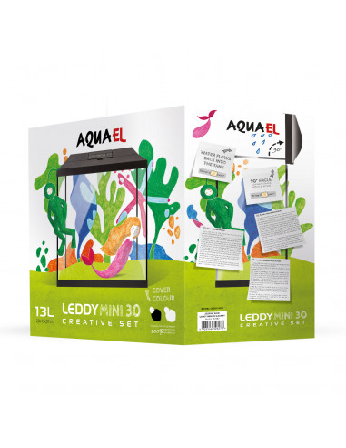 AquaEL AQUARIUM SET LEDDY MINI 30 black