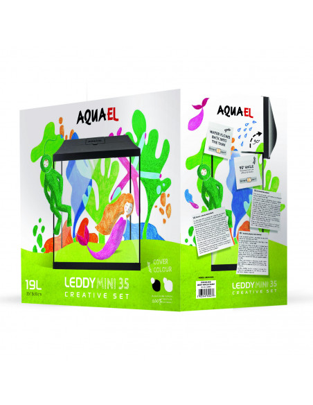 AquaEL AQUARIUM SET LEDDY MINI 35 black