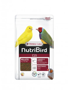 Nutribird - C15 - Manutenção Canários, Aves Silvestres e Exóticas - 1 kg