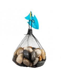 Fundo Aquário -Pebbles Mix Yuhua Multicolour - 2 a 3 cm - 1 kg