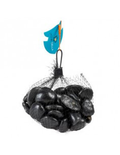 Fundo Aquário -Pebbles Black - 2 a 3 cm - 1 kg