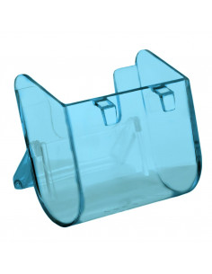 COMEDOURO/BEBEDOURO CRISTAL AZUL