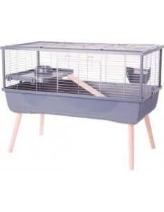 Gaiola Cavia Neo Life- 99 x 54 x 92 cm - Cinza