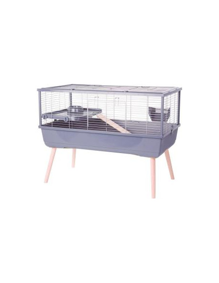 Gaiola Cavia Neo Life- 99 x 54 x 92 cm - Cinza
