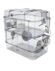 Gaiola Roedores Duo Rody 3- 41 x 27 x 41 cm- Branco 2