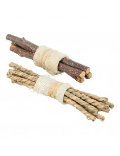 BRINQUEDO EM LUFA, MADEIRA E ALGAS MARINHAS (2 UNIDADES)