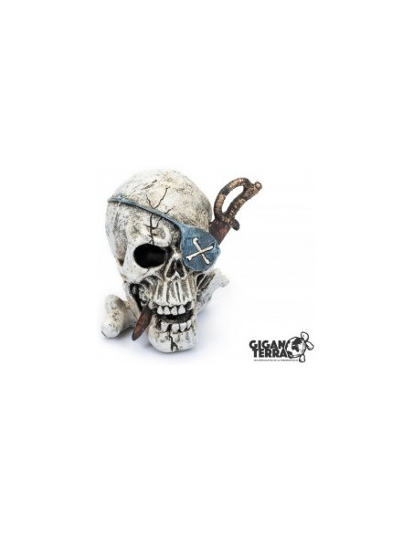 CRÂNIO PIRATA 2 - 10 x 10.5 x 11cm
