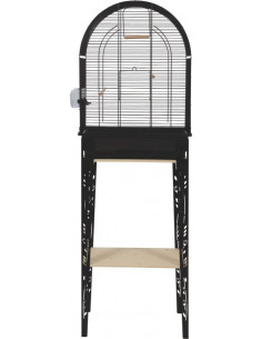 Gaiola Pássaros Chic - 44,5 x 28 x 133 cm - Preto
