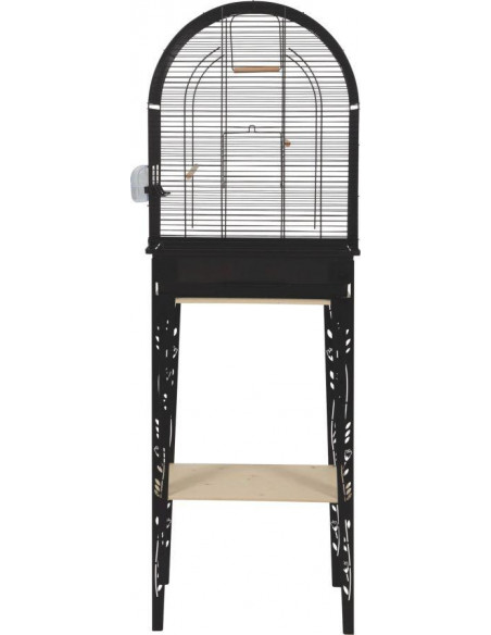 Gaiola Pássaros Chic - 44,5 x 28 x 133 cm - Preto