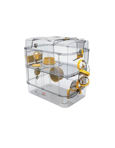 Gaiola Roedores Duo Rody 3- 41 x 27 x 41 cm- Amarelo