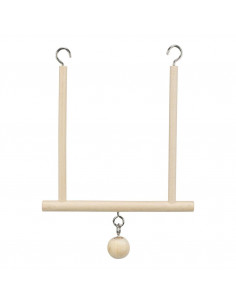 BALOIÇO SIMPLES EM MADEIRA PARA AVES