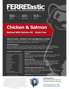 FERRETASTIC CHICKEN & SALMON - V2.0 - 500 G
