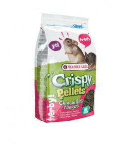 Prestige Crispy Pellets - Chinchilas e Degus - 1 kg
