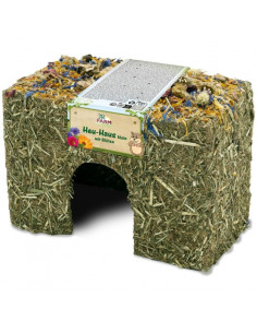 CASA DE FENO COM FLORES