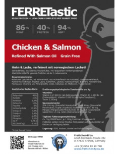 FERRETASTIC CHICKEN & SALMON - V2.0 - 7 KG