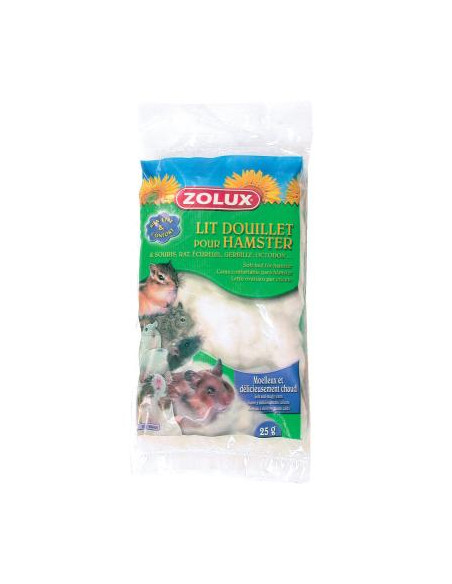 Algodão Para Cama Roedores - Branco - 25g