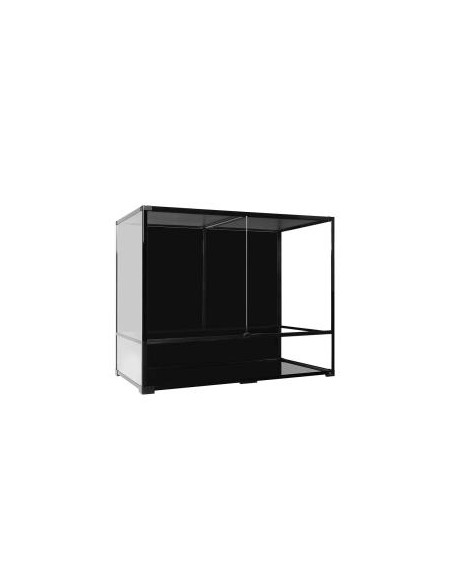 Terrário Terra Della Knockdown - 112 x 60 x 90 cm - Preto