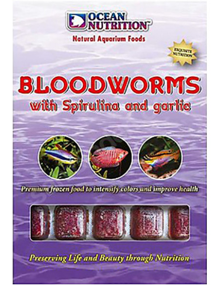 Larvas Mosquito Vermelhas Com Spirulina & Alho - 100 g
