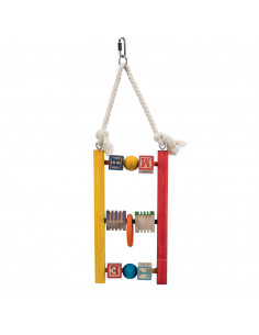 ESCADA EM MADEIRA,MULTICOLOR