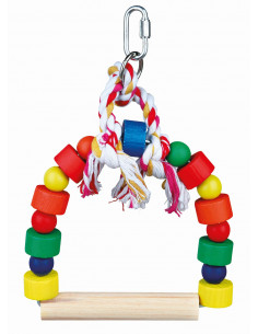 BALOIÇO EM ARCO C/ BLOCOS E BOLAS COLORIDAS