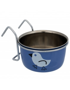 GAMELA INOX COM SUPORTE PARA AVES