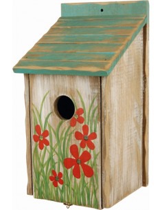 NINHO EM MADEIRA PARA AVES DE MÉDIO PORTE