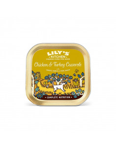 LILY'S KITCHEN - CHICKEN & TURKEY CASSEROLE 150GR