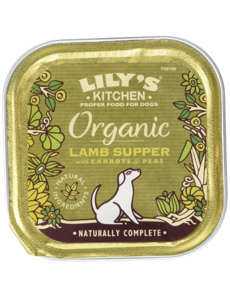 LILY'S KITCHEN - ORGANIC - LAMB SUPPER 150GR