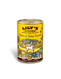 LILY'S KITCHEN - CHICKEN & TURKEY CASSEROLE 400GR