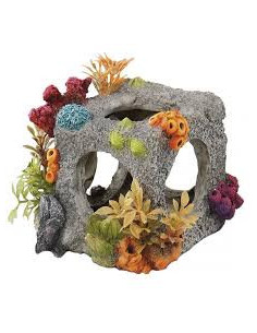 Decoração Poliresina - Cube Habitate -12x11,5x11 cm