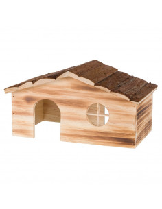 CASA "RAGNA" EM MADEIRA NATURAL FLAMEJADA