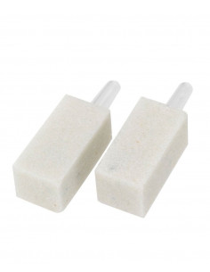 Pedra Difusora Branca - 30 x 15 x 15 mm - 2 unidades