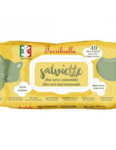 Toalhetes Multiusos-Aloé Vera & Camomila - 40 Uni