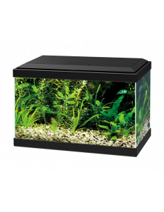 AQUA 20 C/FILTRO INTERIOR & ILUMINAÇÃO LED PRETO