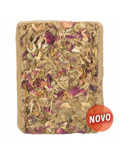 PEDRA DE ARGILA COM FLORES