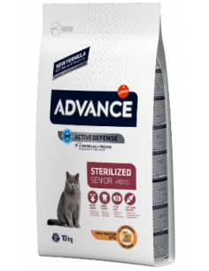Advance Cat Sterilised Senior +10 | Chicken & Barley | 1,5 kg