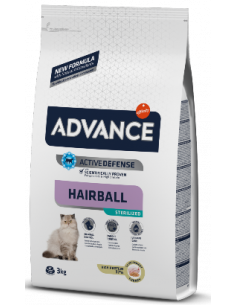 Advance Cat Sterilized Hairball | Turkey & Barley | 3 kg