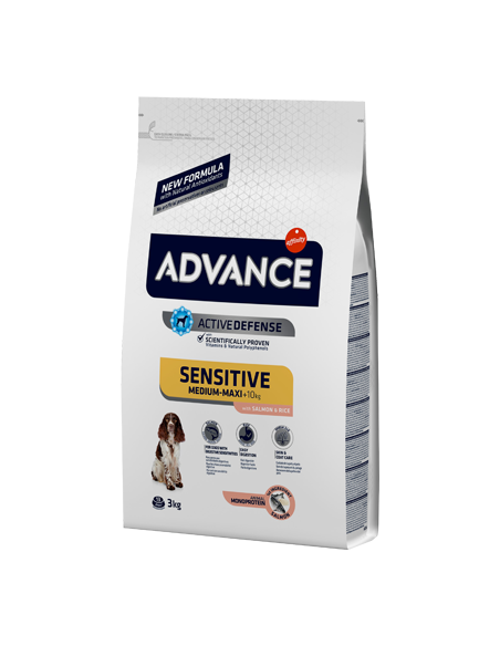 Advance Dog Medium & Maxi Adult Sensitive Salmon & Rice | 3 kg