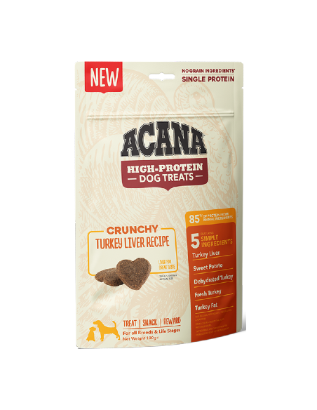 Acana Dog Treat Turkey Liver Recipe | 100 g