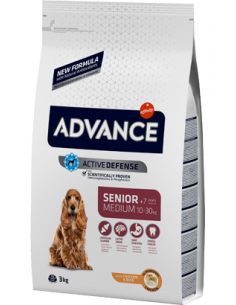 Advance Dog Medium Senior +7 Chicken & Rice | 12 kg