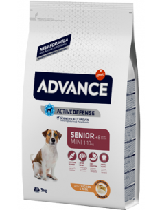Advance Dog Mini Senior +8 Chicken & Rice | 1,5 kg