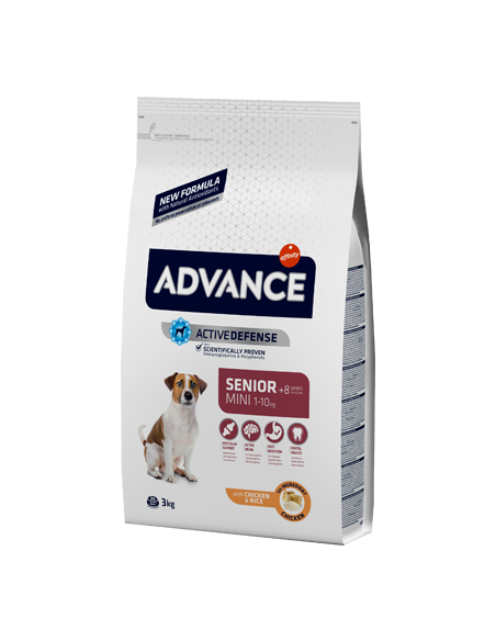 Advance Dog Mini Senior +8 Chicken & Rice | 1,5 kg