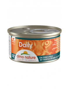 Almo Nature Cat Daily Mousse with Tuna and Chicken | Wet (Lata) | 85 g