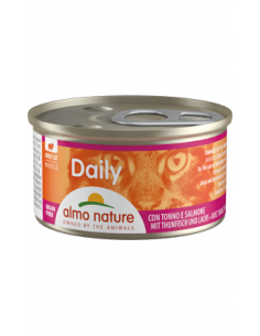Almo Nature Cat Daily Mousse with Tuna and Salmon | Wet (Lata) | 85 g