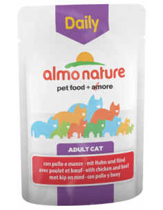 Almo Nature Cat Daily with Chicken and Beef | Wet (Saqueta) | 70 g