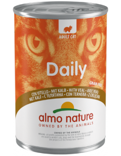Almo Nature Cat Daily with Veal | Wet (Lata) | 400 g