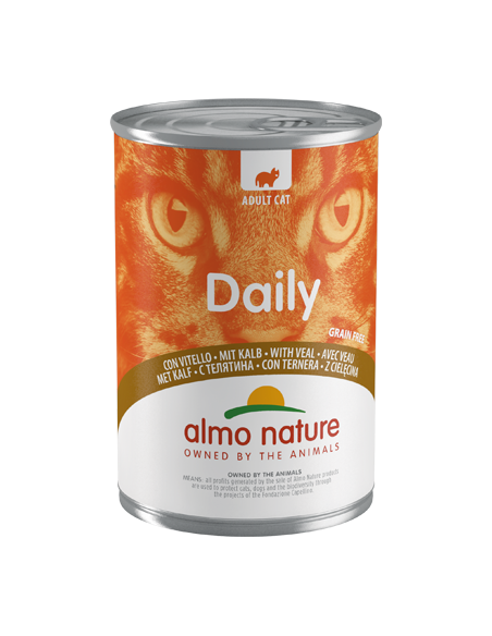 Almo Nature Cat Daily with Veal | Wet (Lata) | 400 g