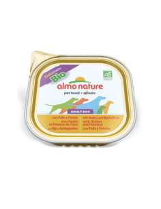 Almo Nature Dog DailyMenu Bio with Chicken and Potato | Wet (Terrina) | 300 g