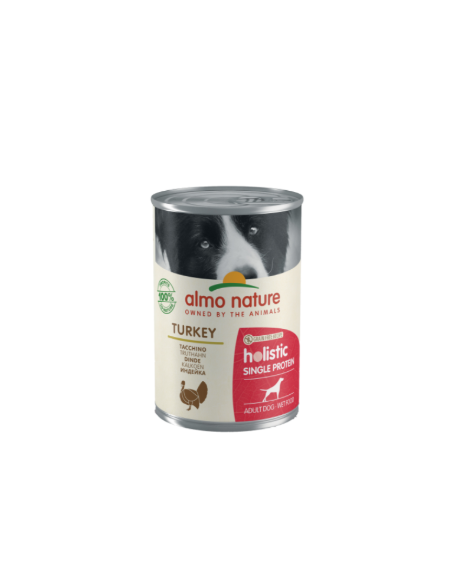 Almo Nature Dog Single Protein 100% Turkey | Wet (Lata) | 400 g